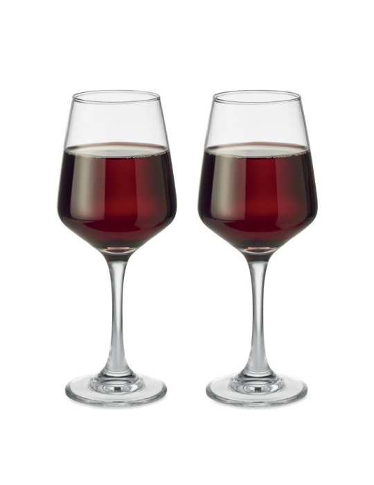 Verres à vin personnalisés - Ensemble de 2 CHEERS pas cher