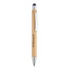 Stylo personnalisé en bambou BAYBA - Stylet  Matières : bambou Couleurs : bois cadeau entreprise pas cher