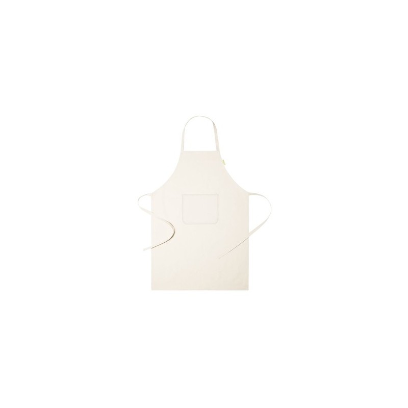 Tablier Éco-responsable Pratique Personnalisé Riffox Matières : coton organique Couleurs : naturel
