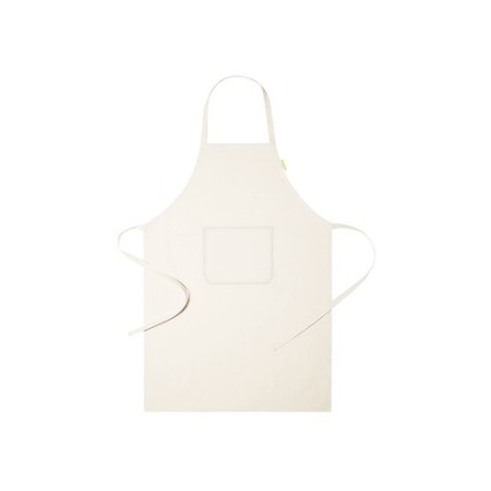 Tablier Éco-responsable Pratique Personnalisé Riffox Matières : coton organique Couleurs : naturel