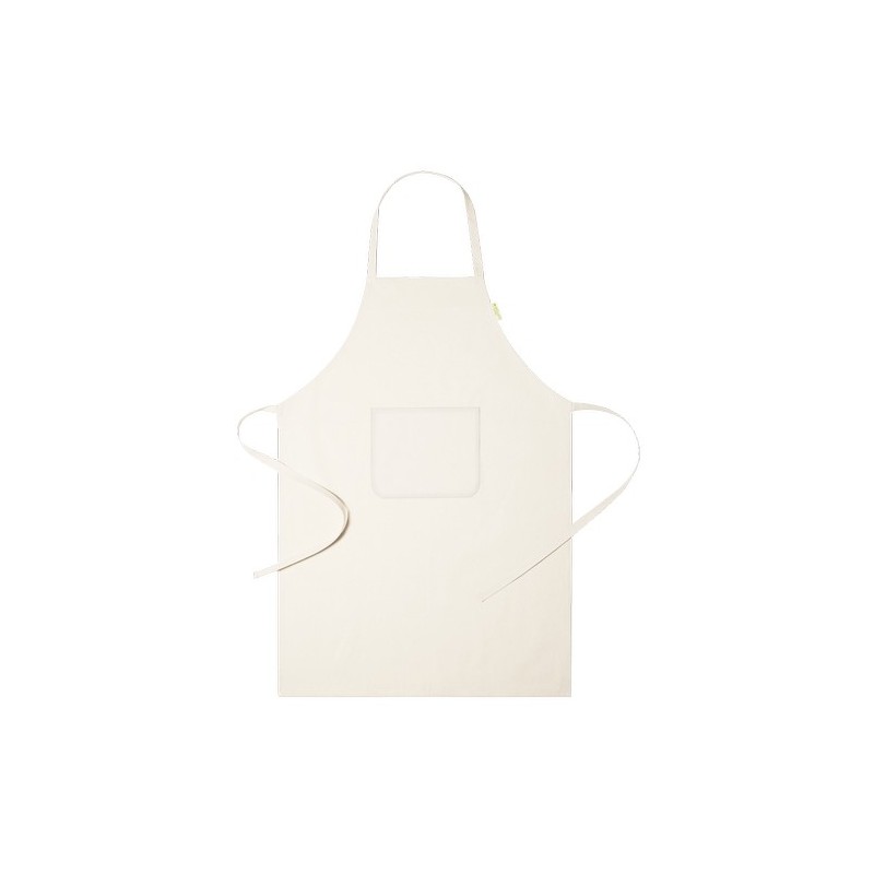 Tablier Éco-responsable Pratique Personnalisé Riffox Matières : coton organique Couleurs : naturel cadeau entreprise pas cher