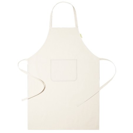 Tablier Éco-responsable Pratique Personnalisé Riffox Matières : coton organique Couleurs : naturel cadeau entreprise pas cher