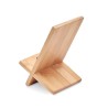 Support de téléphone  en bambou WHIPPY Matières : bambou Couleurs : bois personnalisable avec votre logo