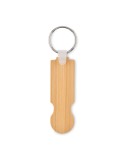 Porte-clés jeton personnalisable en bambou