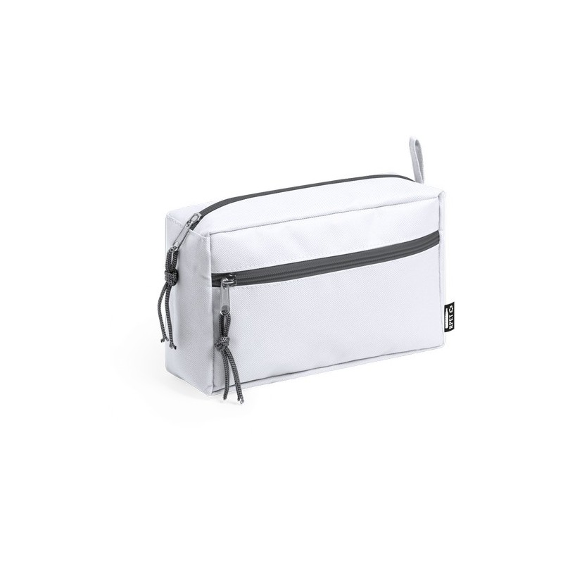 Trousse de Toilette Éco-responsable Personnalisée Kopel Couleurs : noir Matières : polyester recyclé cadeau entreprise pas cher