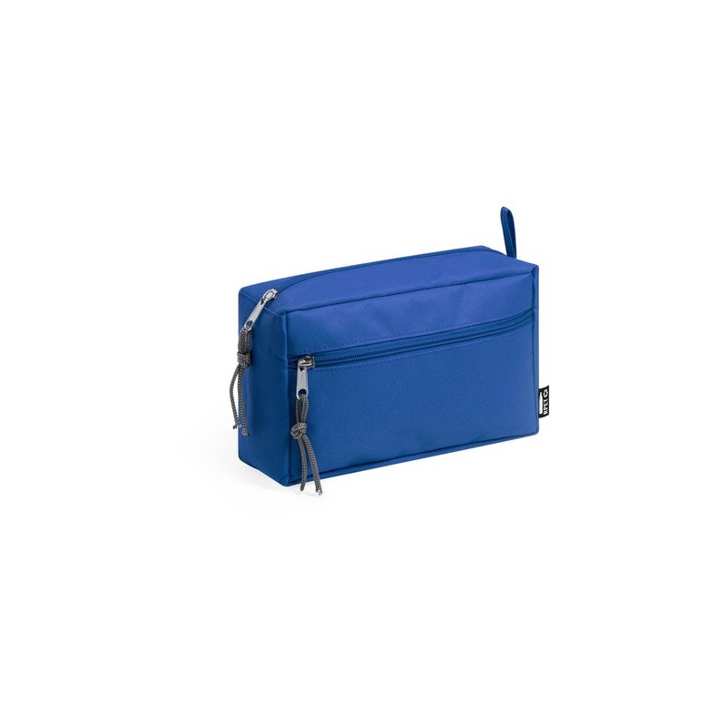 Trousse de Toilette Éco-responsable Personnalisée Kopel Couleurs : bleu Matières : polyester recyclé cadeau entreprise pas cher