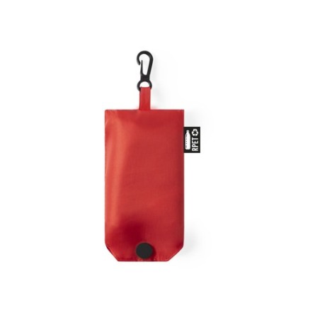 Sac Pliable Éco-responsable et Pratique Restun Couleurs : rouge Matières : polyester recyclé cadeau client original