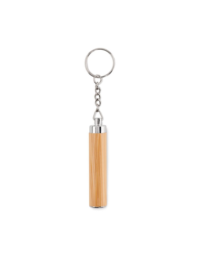 Mini Torche Personnalisée en Bambou PIANTI - Éclairage Pratique Économique