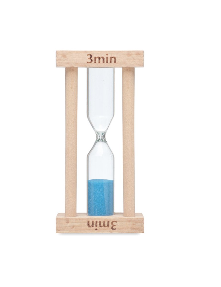 Sablier en Bois Personnalisé 3 min - Accessoire Maison Chic Économique