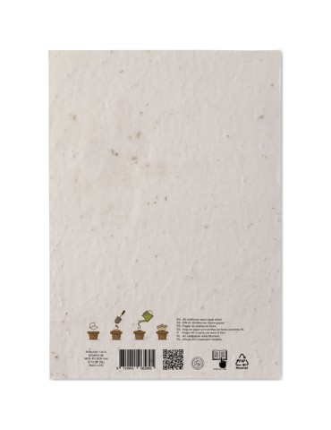 Papier A5 Graines de Fleurs - et Pratique Personnalisée pas cher