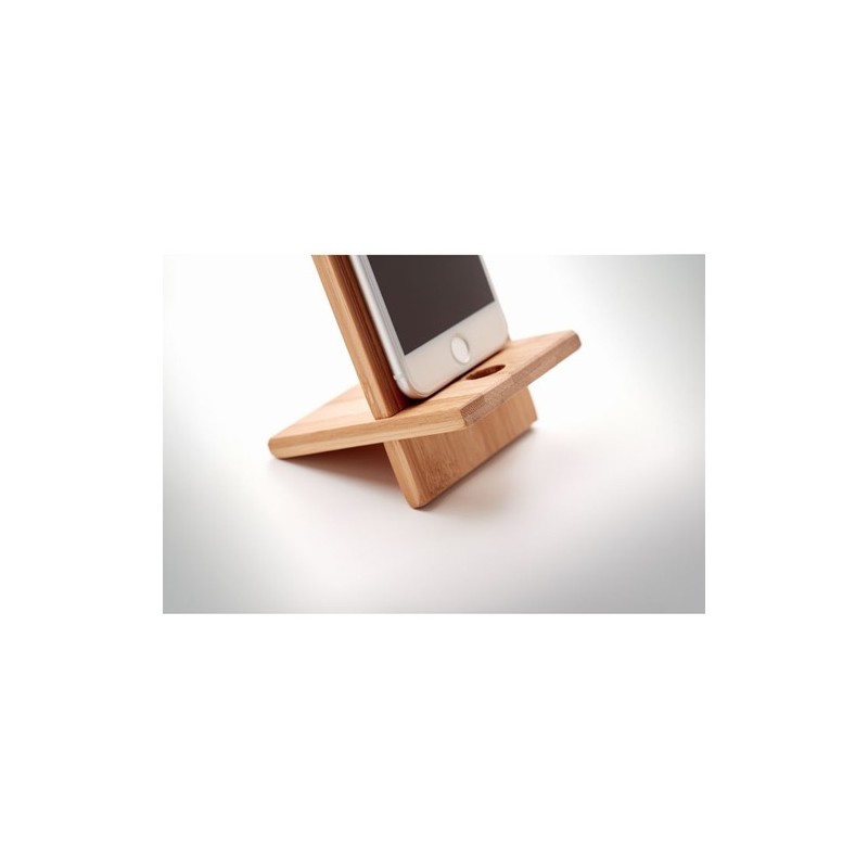 Support de téléphone  en bambou WHIPPY Matières : bambou Couleurs : bois livraison express 24h 48h
