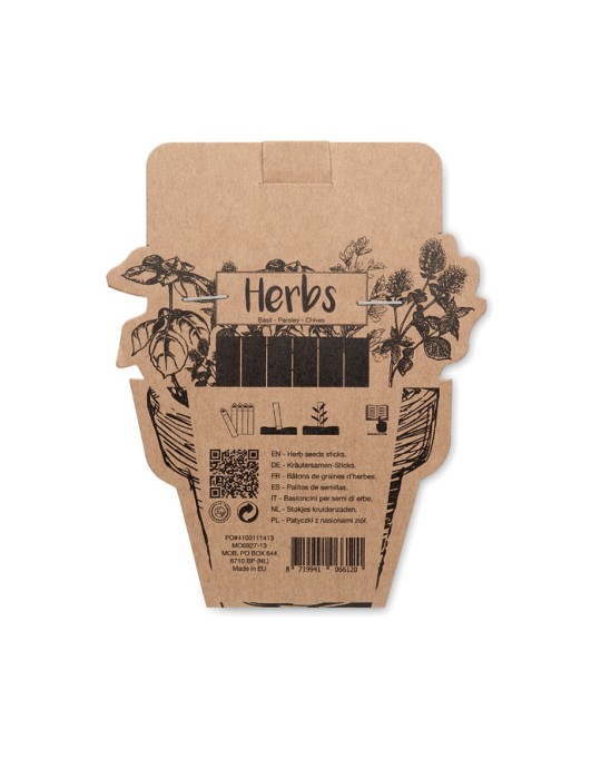 Bâtons de graines d'herbes aromatiques - Personnalisée pas cher LEYTI