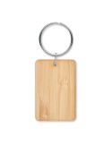 Porte-clés en Bambou Personnalisé ANGLEBOO