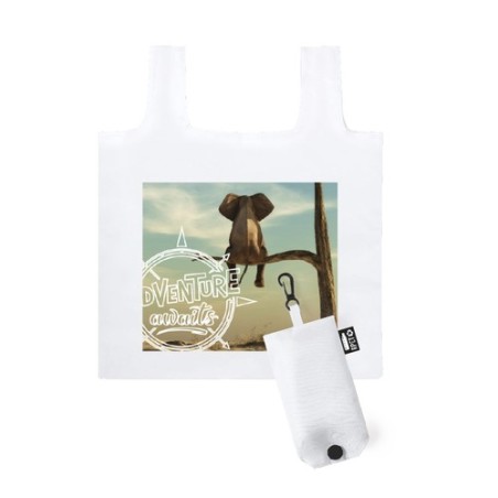 Sac Pliable Éco-responsable et Pratique Restun Couleurs : jaune Matières : polyester recyclé personnalisable avec votre logo