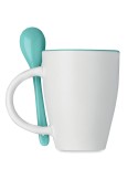 Mug avec cuillère Personnalisé DUAL 250 ml