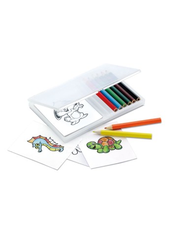 Set de Crayons de Couleur en Bois Personnalisé