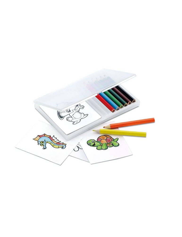 Set de Crayons de Couleur en Bois Personnalisé
