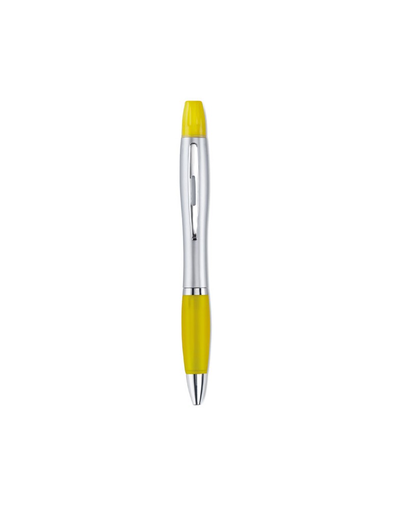 Stylo bille Personnalisé RIO DUO | Surligneur