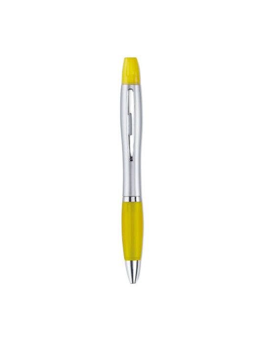 Stylo bille Personnalisé RIO DUO | Surligneur