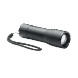 Petite lampe de poche LED personnalisée pas cher ENTA Matières : aluminium Couleurs : noir