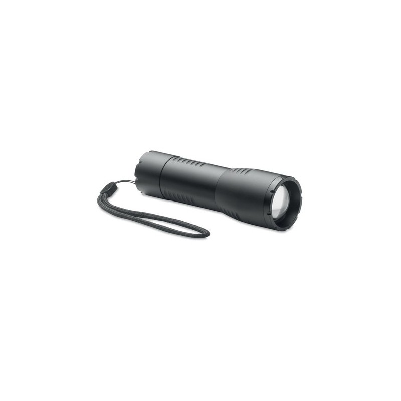 Petite lampe de poche LED personnalisée pas cher ENTA Matières : aluminium Couleurs : noir