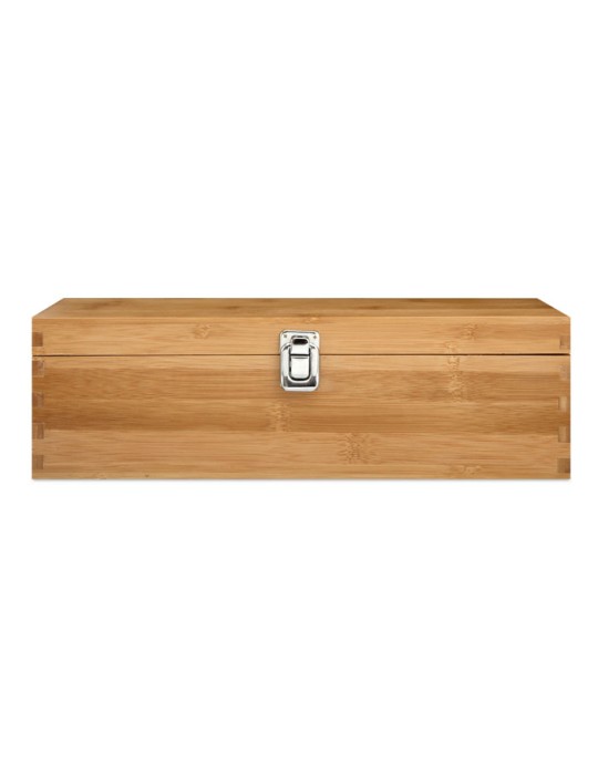 Set à Vin en Bambou Personnalisé TARDOR - Accessoires Offerts pas cher
