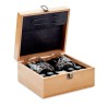 Set de Whisky Éco-responsable Personnalisé avec Boîte en Bambou - INVERNESS Matières : verre Couleurs : bois