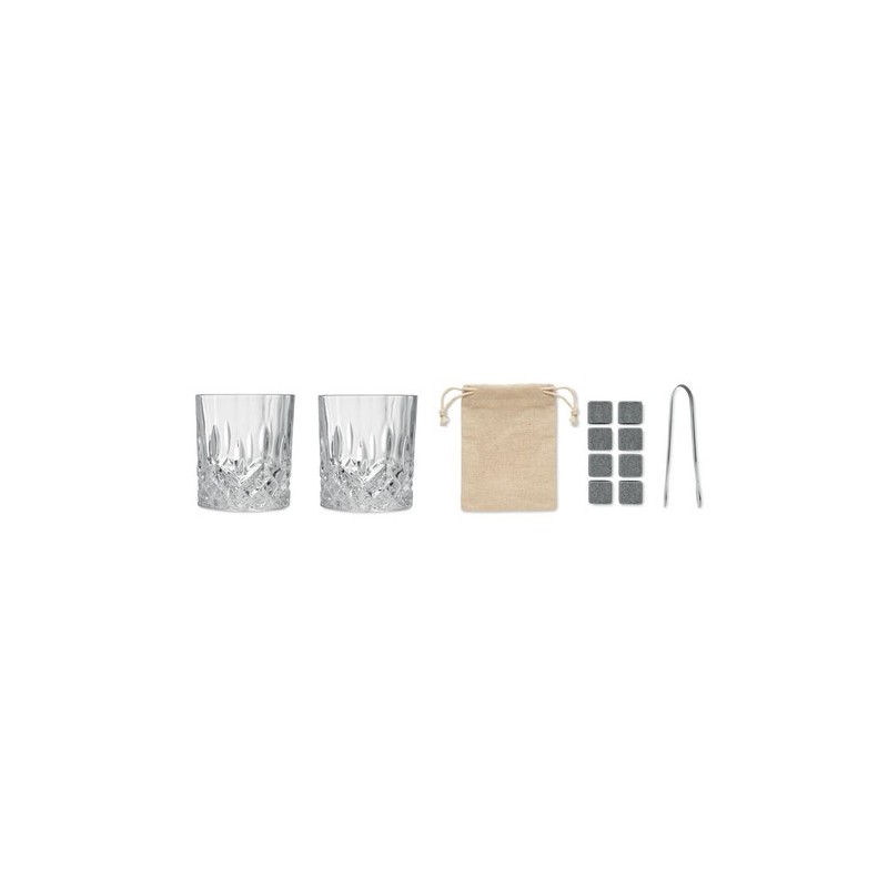 Set de Whisky Éco-responsable Personnalisé avec Boîte en Bambou - INVERNESS Matières : verre Couleurs : bois personnalisable ave