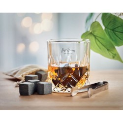 Set de Whisky Éco-responsable Personnalisé avec Boîte en Bambou - INVERNESS Matières : verre Couleurs : bois cadeau entreprise p