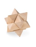 Casse-tête Étoile en Bois Personnalisé - Star Brain Teaser pas cher