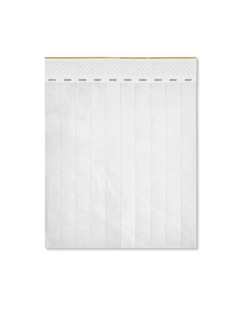 Bracelet Personnalisable TYVEK® - Idéal pour Événements
