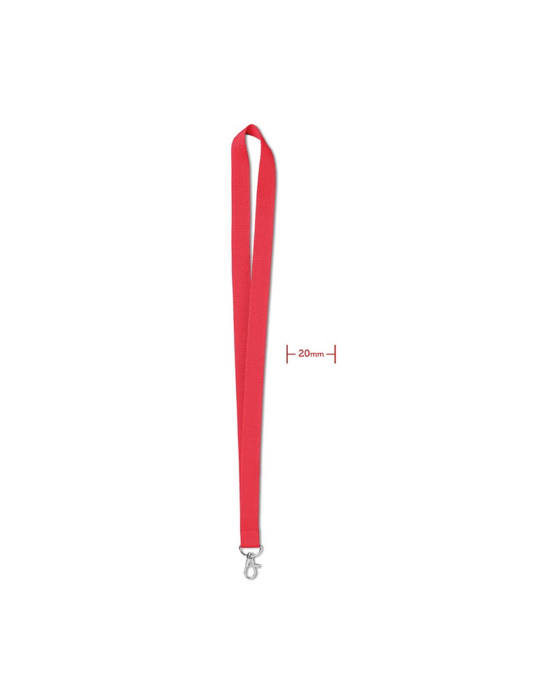 Tour de Cou SIMPLE LANY 20 mm - Objet Publicitaire Personnalisé