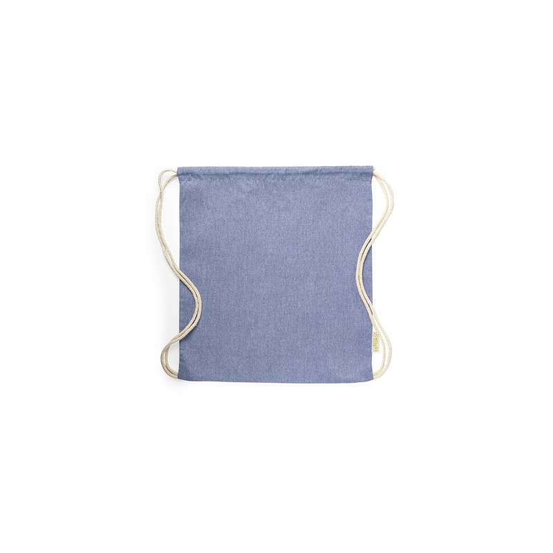 Sac à Dos Éco-Responsable Pratique Personnalisé Konim Matières : coton recyclé Couleurs : bleu