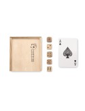 Cartes à Jouer et 5 Dés LAS VEGAS - Offrez du Fun Personnalisée pas cher