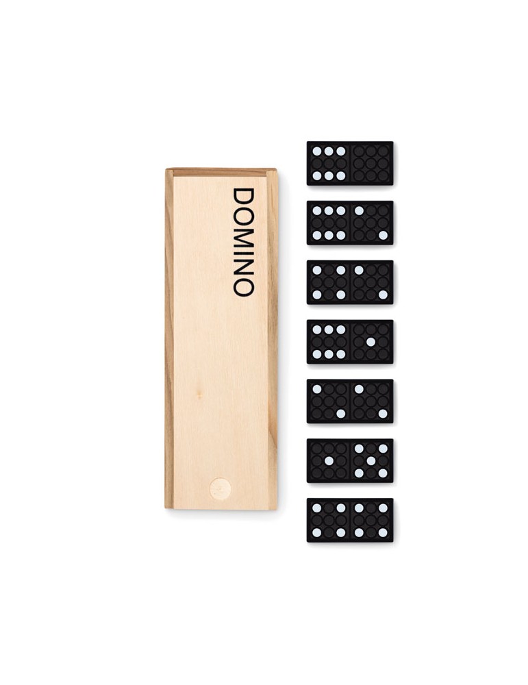 Jeu de Domino en Bois - Cadeau d'Entreprise Unique
