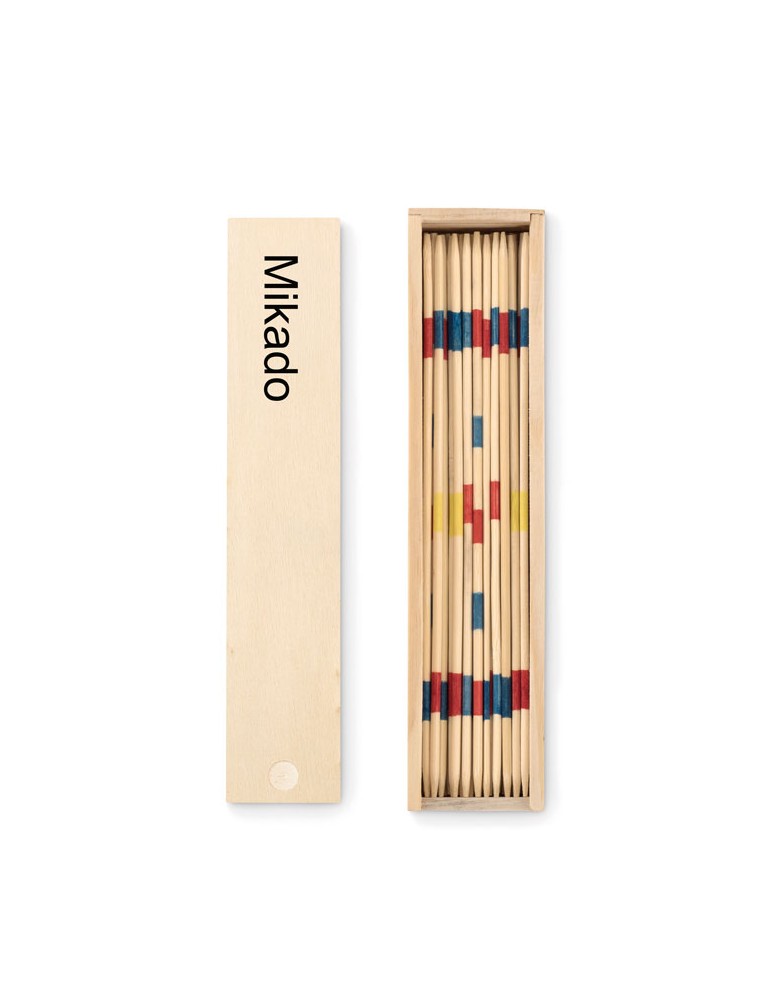 Jeu de Mikado MINI en Bois - Cadeau d'Entreprise Personnalisé