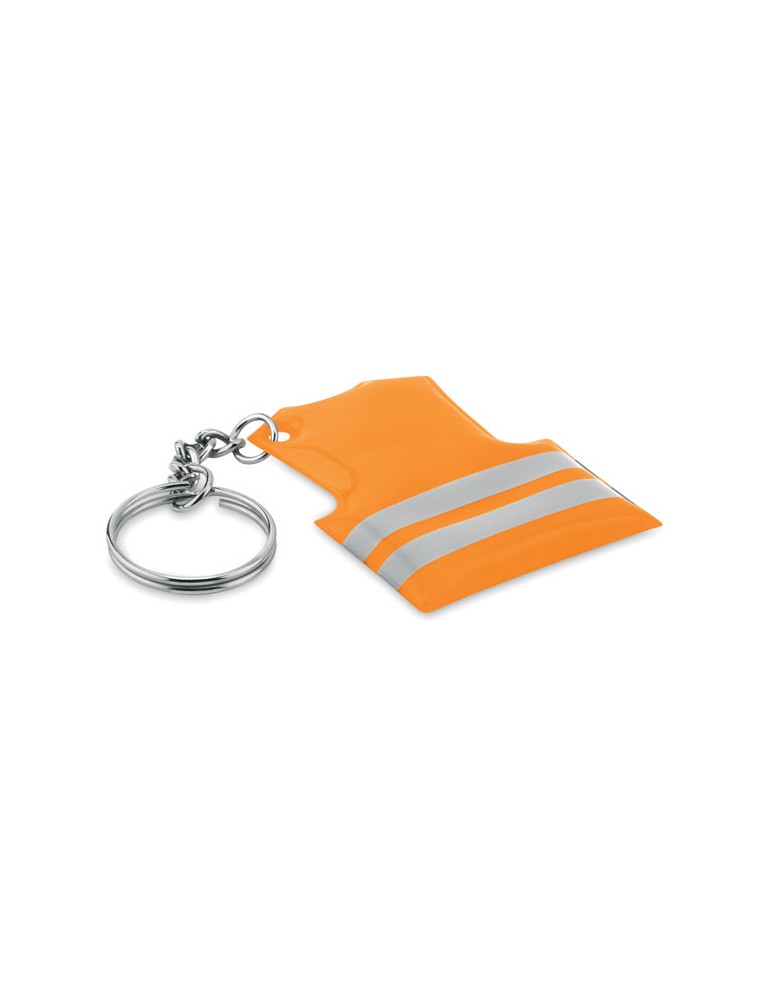 Porte-clés Gilet de Sécurité - Visible et Pratique Personnalisée pas cher