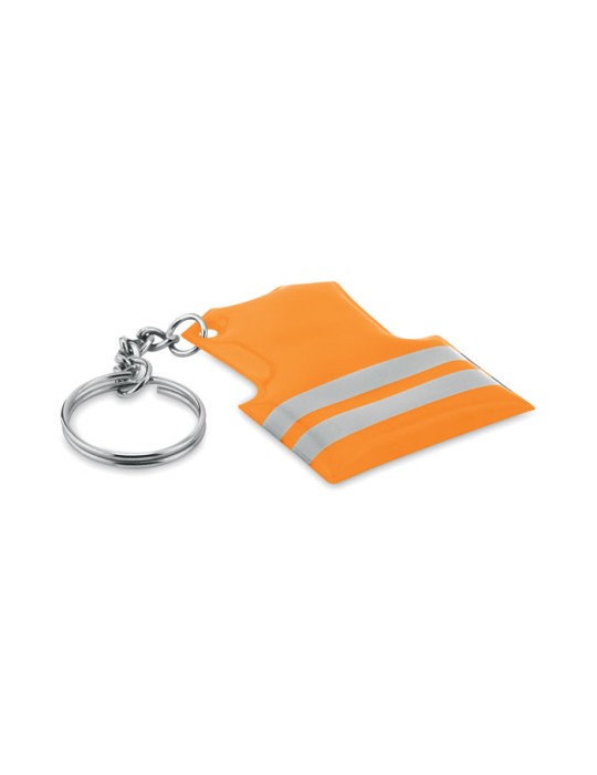 Porte-clés Gilet de Sécurité - Visible et Pratique Personnalisée pas cher