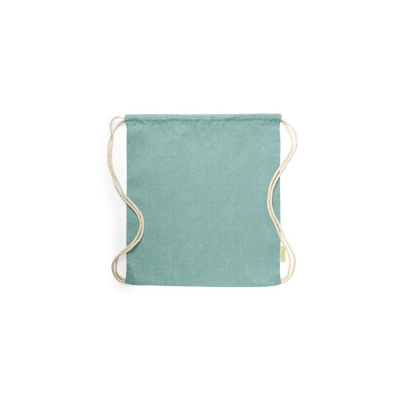 Sac à Dos Éco-Responsable Pratique Personnalisé Konim Matières : coton recyclé Couleurs : bleu personnalisable avec votre logo