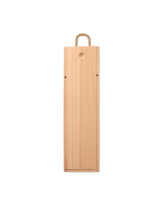 Premium Coffret en Bois avec Bouteille - VINBOX