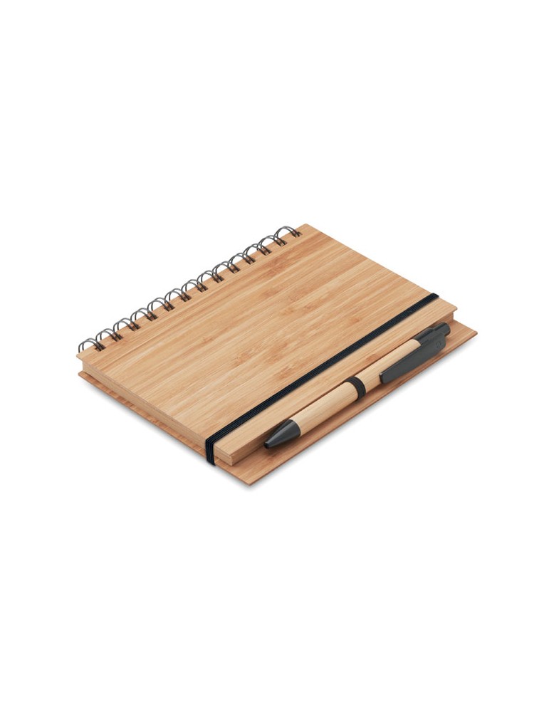 Écolo Carnet et Stylo en Bambou - Cadeau d'Entreprise