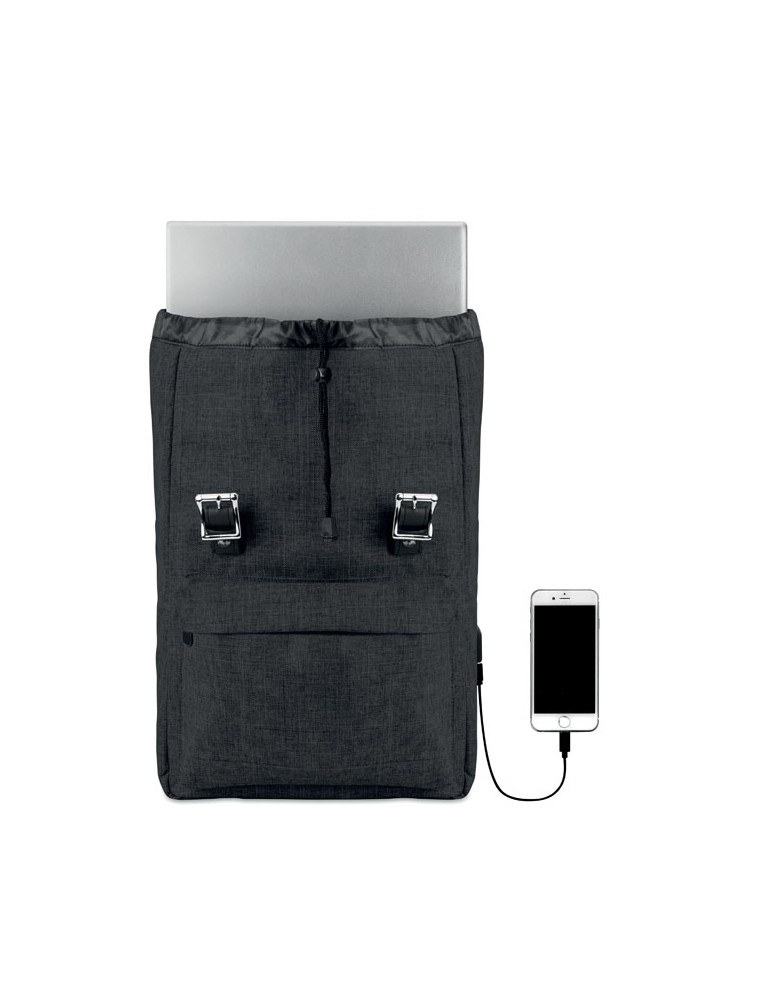 Personnalisé Sac à Dos USB - Polyester 600D RIGA
