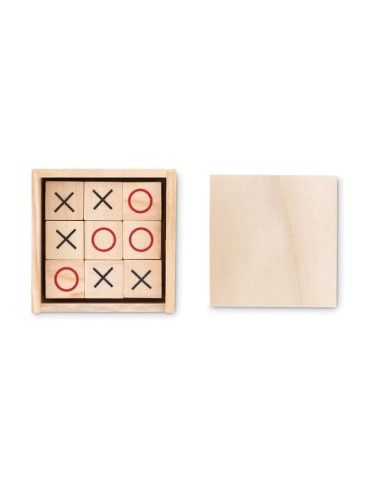 Personnalisable Jeu de Morpion en Bois