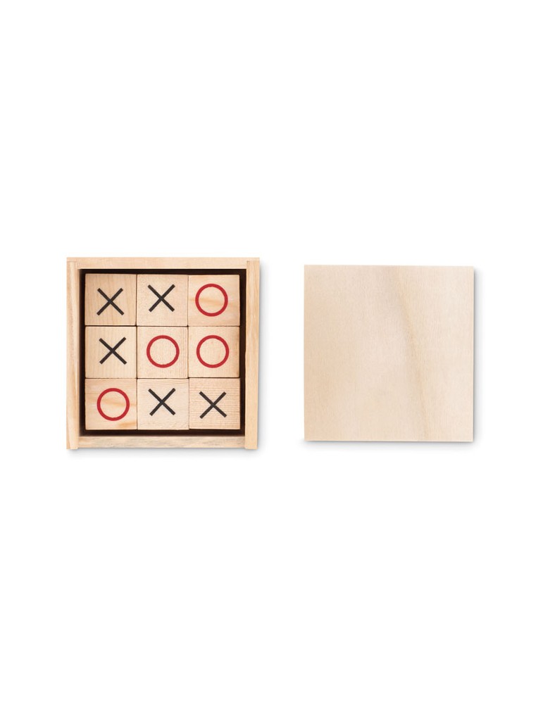 Personnalisable Jeu de Morpion en Bois