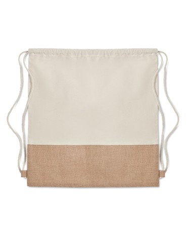 Pratique Sac à Cordon - Détails Jute