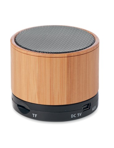 Haut-parleur sans fil Personnalisé en bambou - SOUND BAMBOO pas cher 2