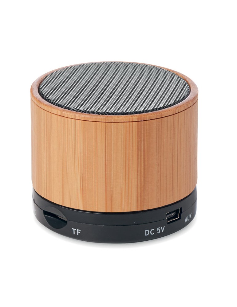 Haut-parleur sans fil Personnalisé en bambou - SOUND BAMBOO pas cher