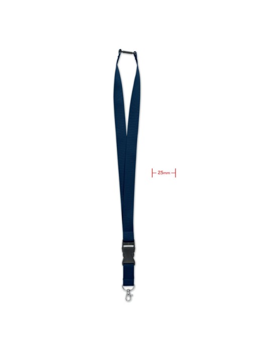 Lanyard Personnalisable avec Crochet Métallique 25mm