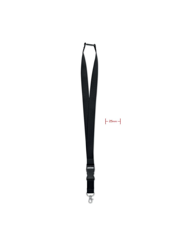 Lanyard Personnalisable avec Crochet Métallique 25mm