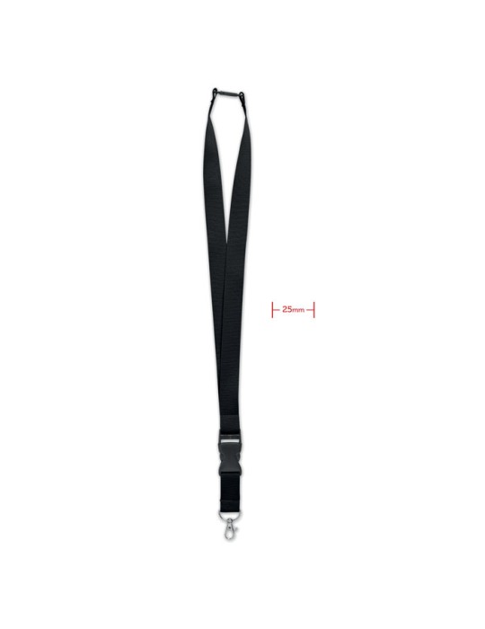 Lanyard Personnalisable avec Crochet Métallique 25mm